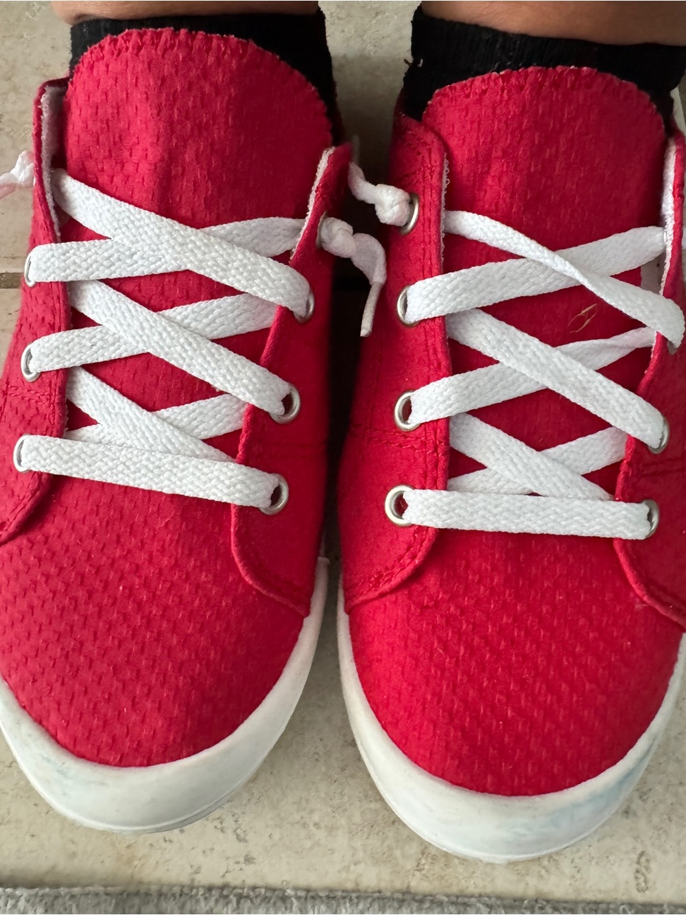Time and Tru Canvas Low-Top Sneakers with White Interior